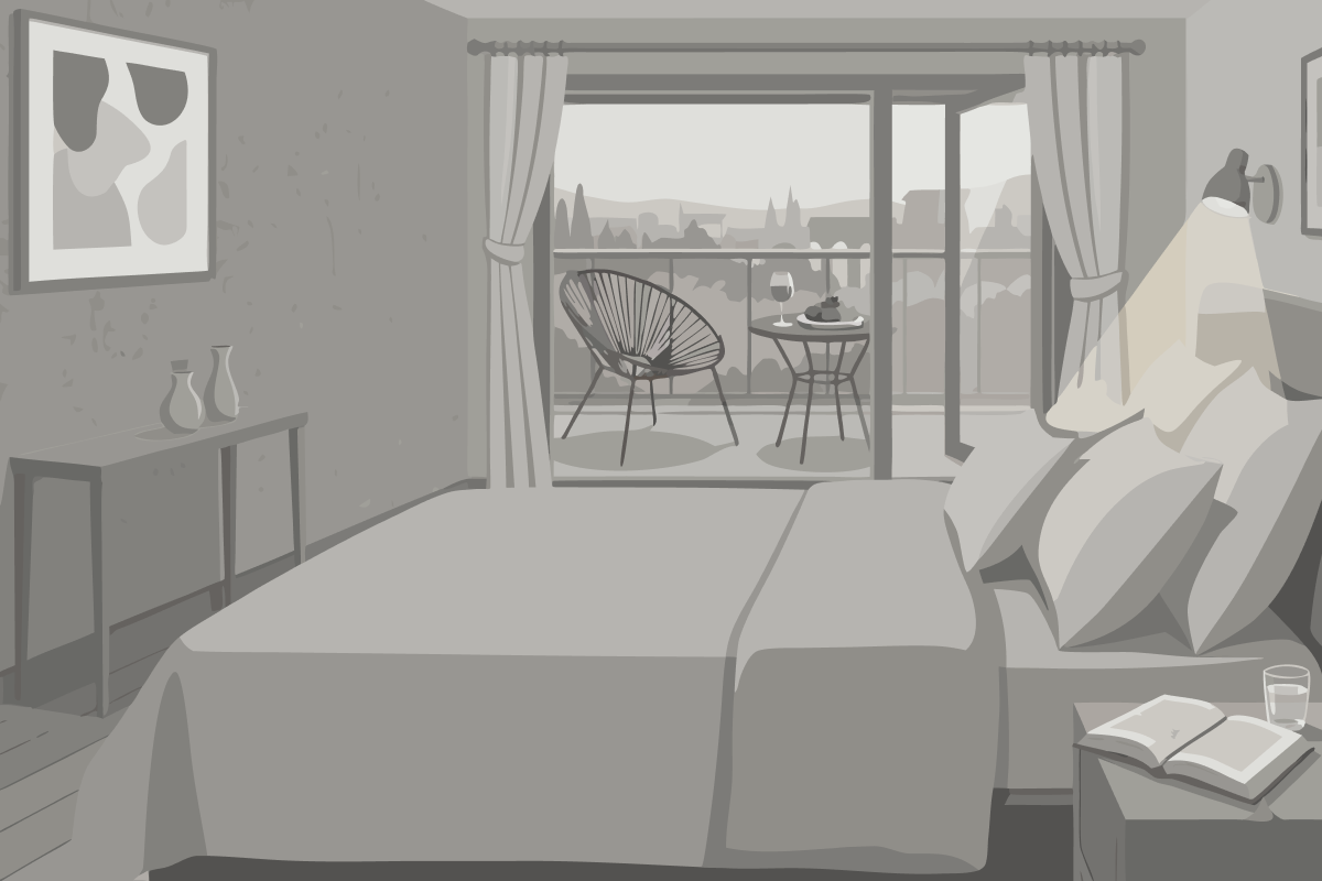 Quarto Individual com Banheiro